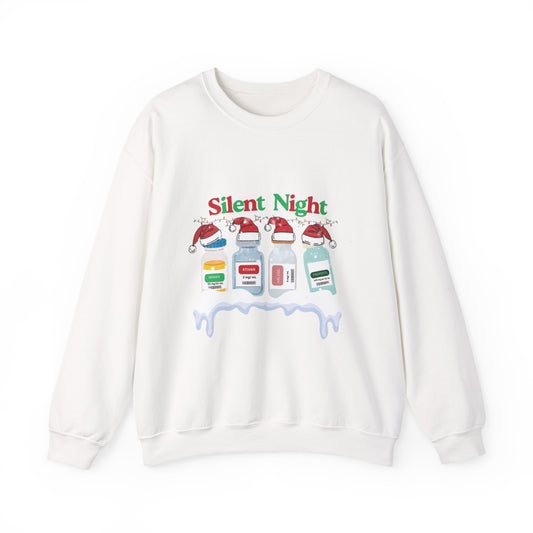 “Silent Night” Christmas Nurse T-Shirt – Sedative Santa Edition