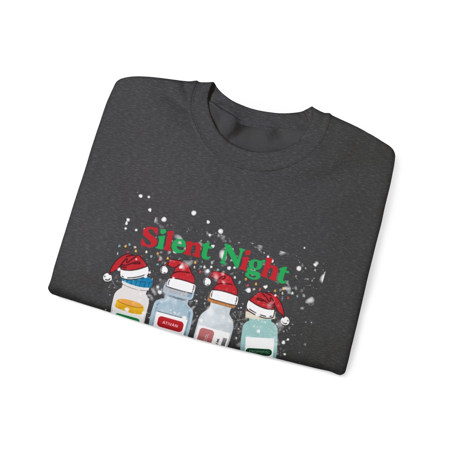 “Silent Night” Christmas Nurse T-Shirt – Sedative Santa Edition